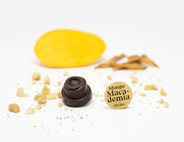 Mango Macademia 65 Dark BonBon The Good Chocolatier