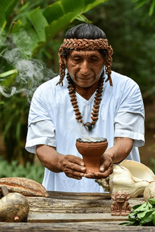 In-Person Cacao Ceremonies 4 Picture from: Mayan Ceremony (Cha-Chaac) (choco-storymexico.com)